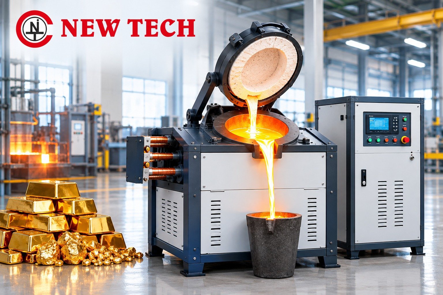 Induction Gold Melting Furnace